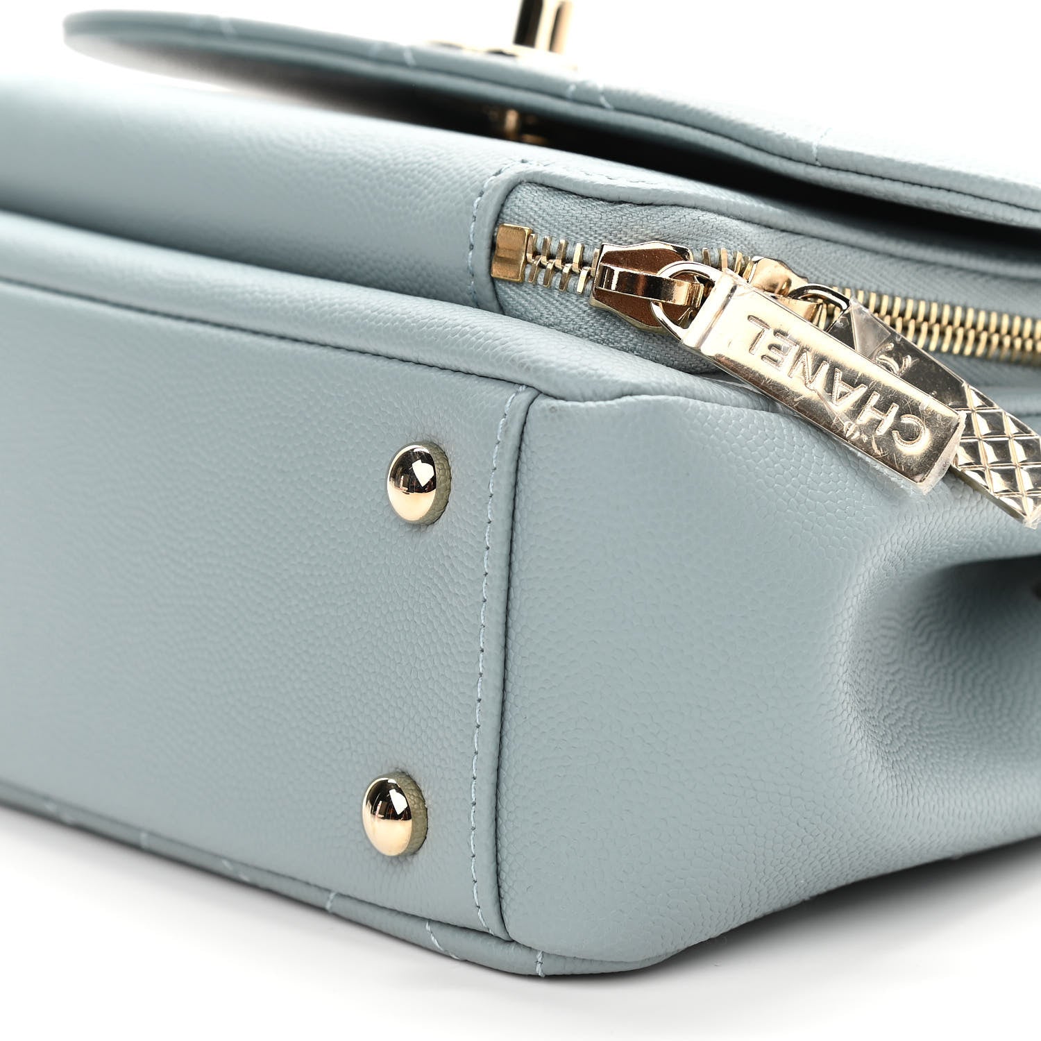 Chanel Caviar Quilted Small Business Affinity Flap Blue 9 of 10