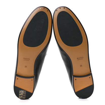 Gucci Calfskin Womens Jordaan Loafers 38 Black 5 of 9