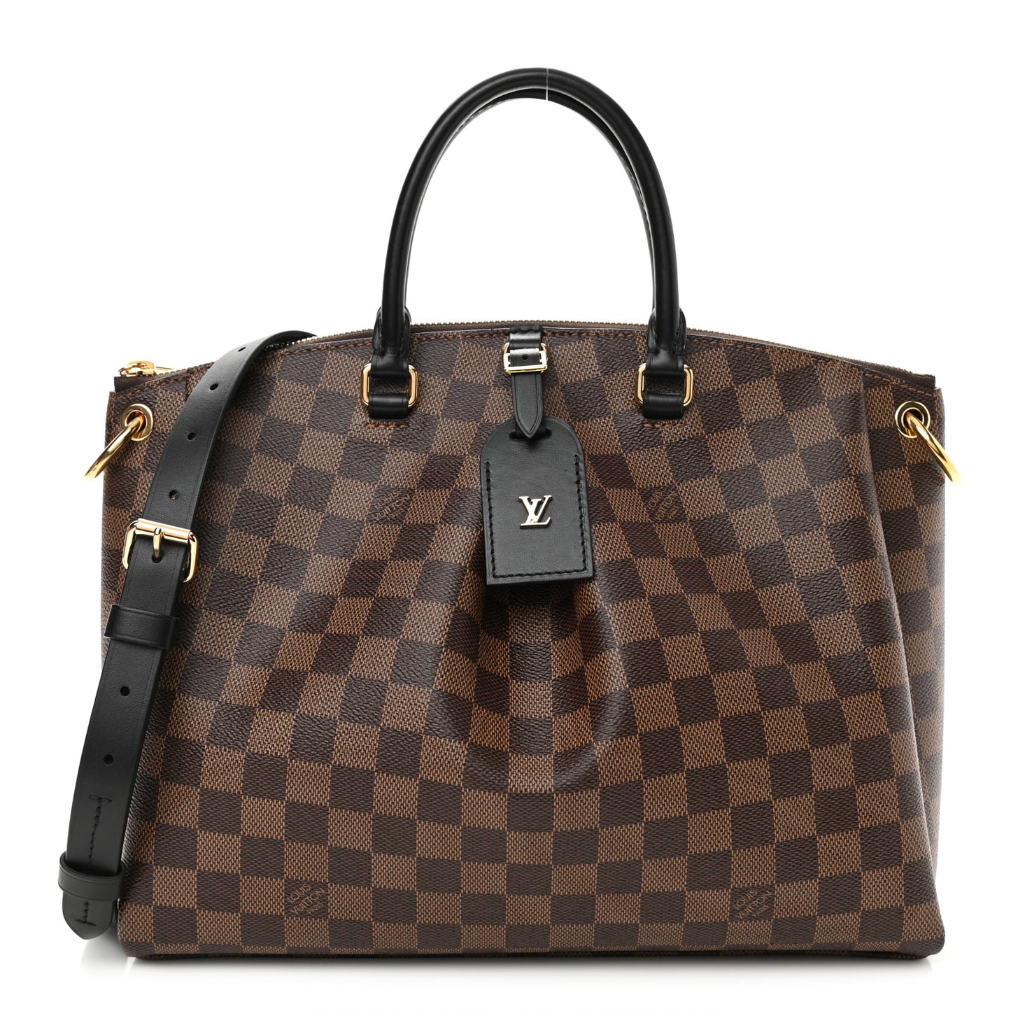 Damier Ebene Odeon Tote MM Black