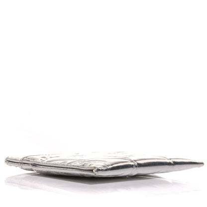 Chanel Patent Calfskin Lucky Symbols Card Holder Case Silver 4 of 8