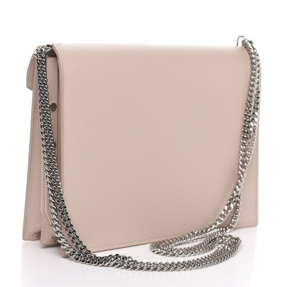 Saint Laurent Grain De Poudre Monogram Cassandra Clasp Bag Marble Pink 3 of 10