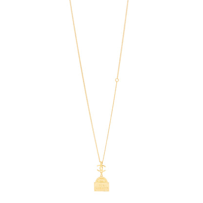 Chanel Metal CC Rue Cambon Necklace Necklace Gold 1 of 6