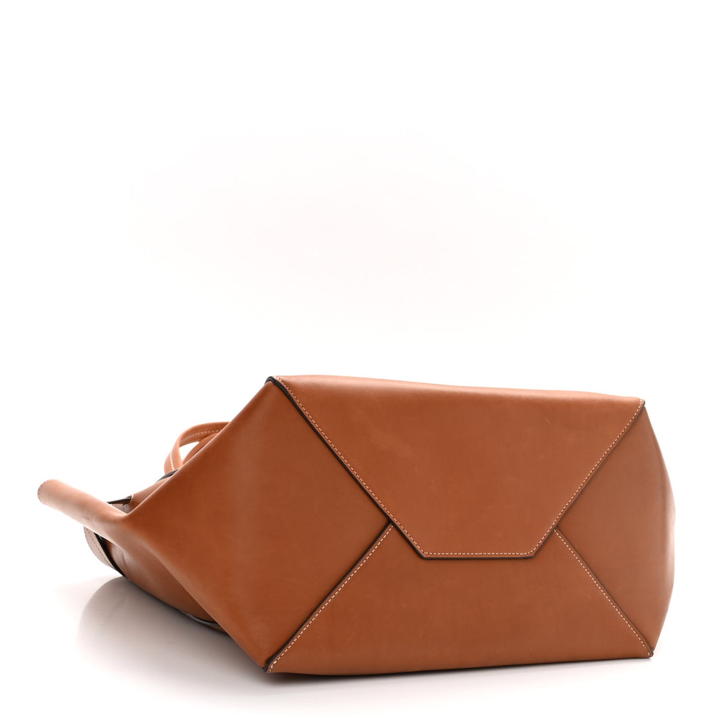 Smooth Calfskin Medium Belt Cabas Phantom Brown