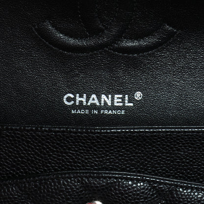Chanel Caviar Quilted Medium Double Flap Black 6 of 7