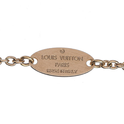 Louis Vuitton Essential V Necklace Gold 7 of 7