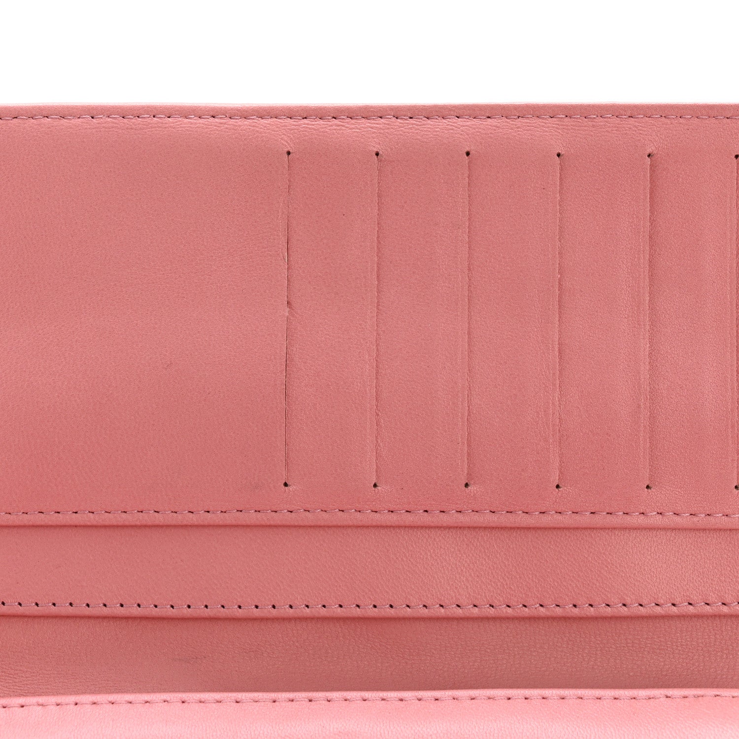 Chanel Lambskin Quilted Large Flap Wallet Pink 11 of 15