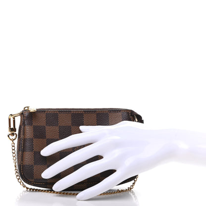 Louis Vuitton Damier Ebene Mini Pochette Accessories 2 of 10