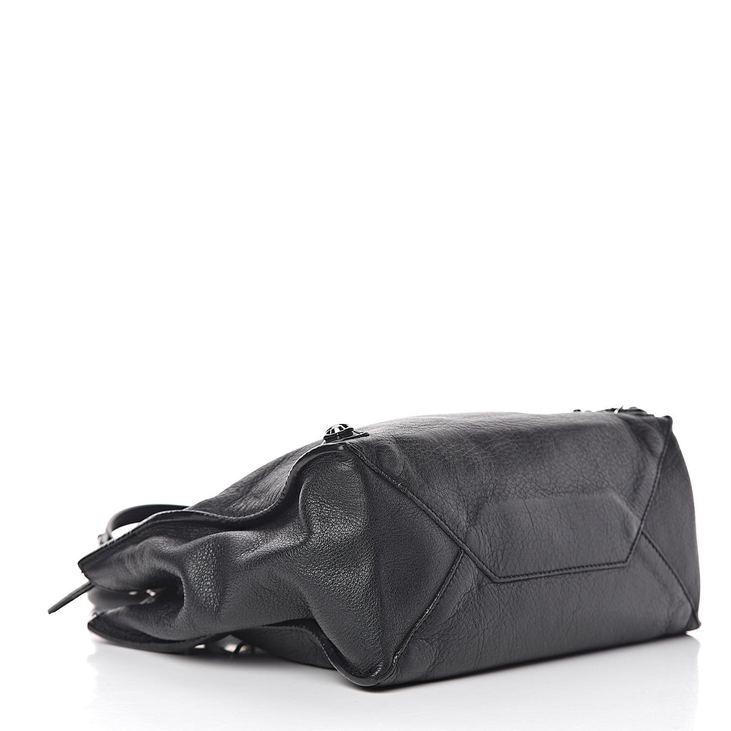 Calfskin Papier Mini A4 Tote Black