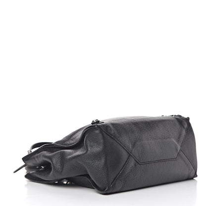 Balenciaga Calfskin Papier Mini A4 Tote Black 4 of 11