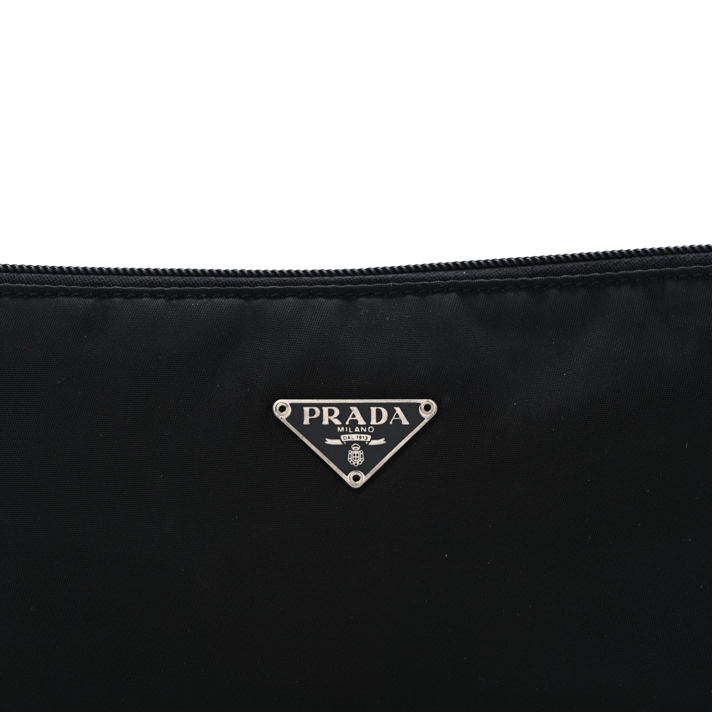 Tessuto Nylon Pochette Bag Black