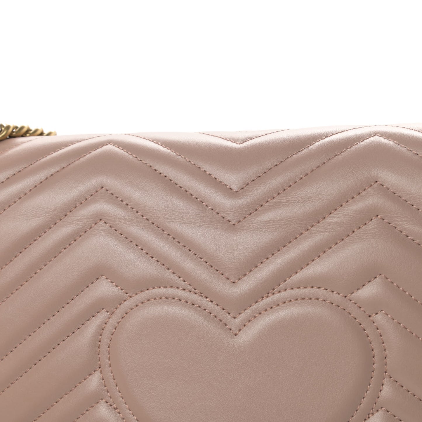Calfskin Matelasse Large GG Marmont Shoulder Bag Porcelain Rose