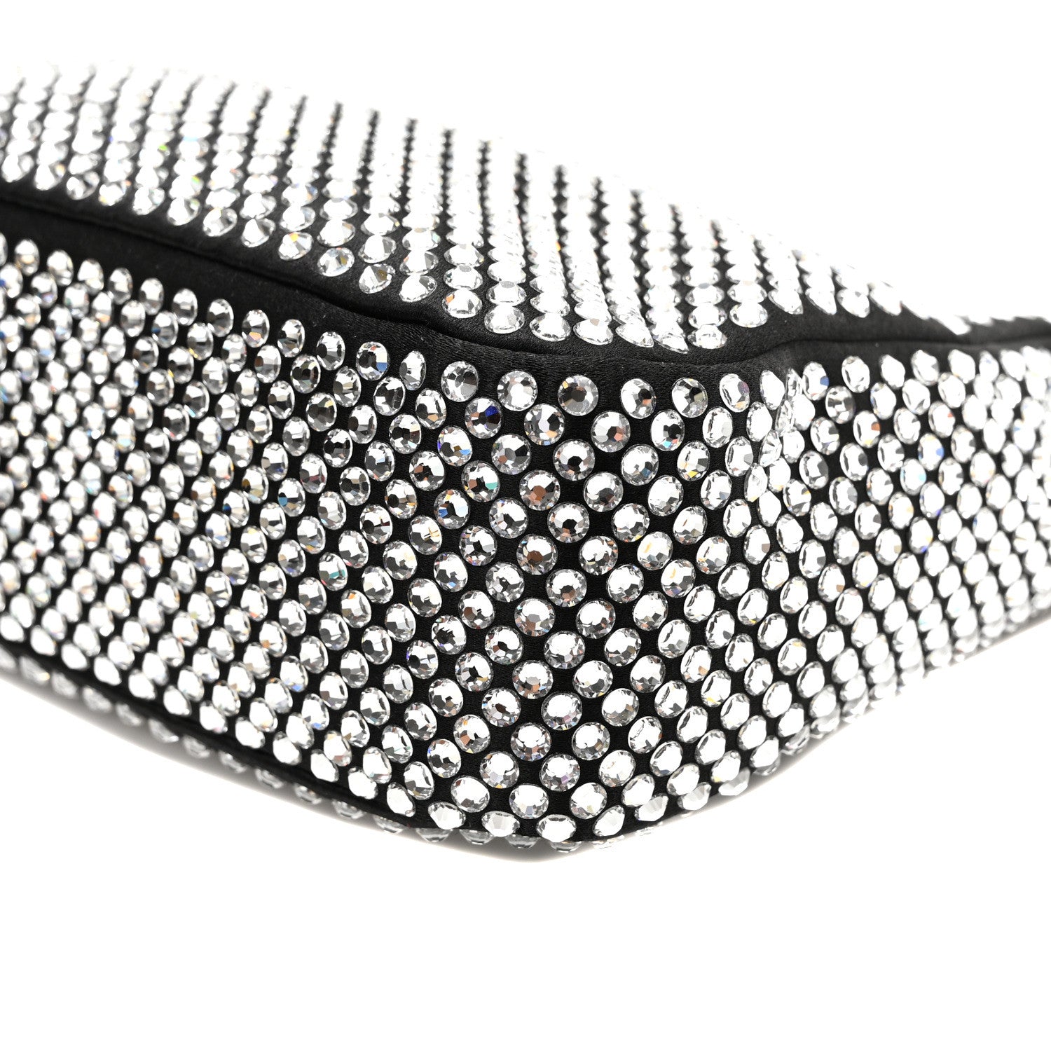 Prada Satin Crystal Re-Edition 2005 Shoulder Bag Cristal 9 of 9