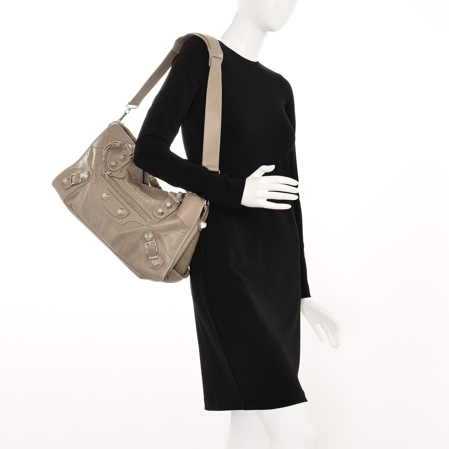 Agneau Giant 21 Silver Hardware Part Time Papyrus