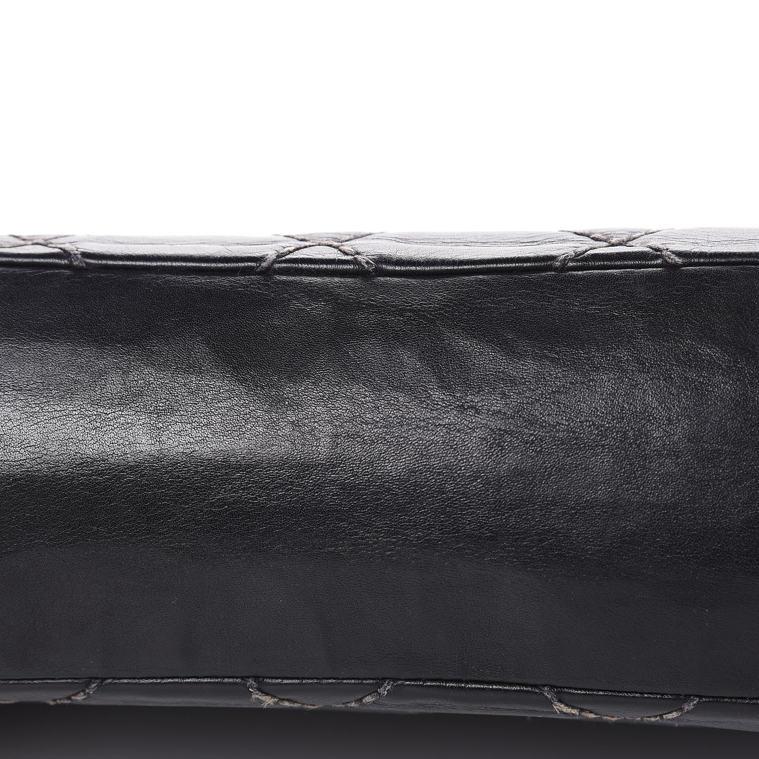 Chanel Calfskin Quilted Wild Stitch Flap Black 10 of 16