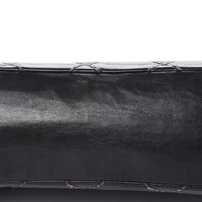 Chanel Calfskin Quilted Wild Stitch Flap Black 10 of 16