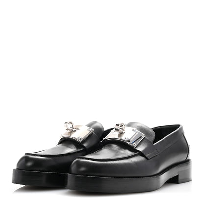 Hermes Calfskin Womens Hot Loafer 36 Black 4 of 11