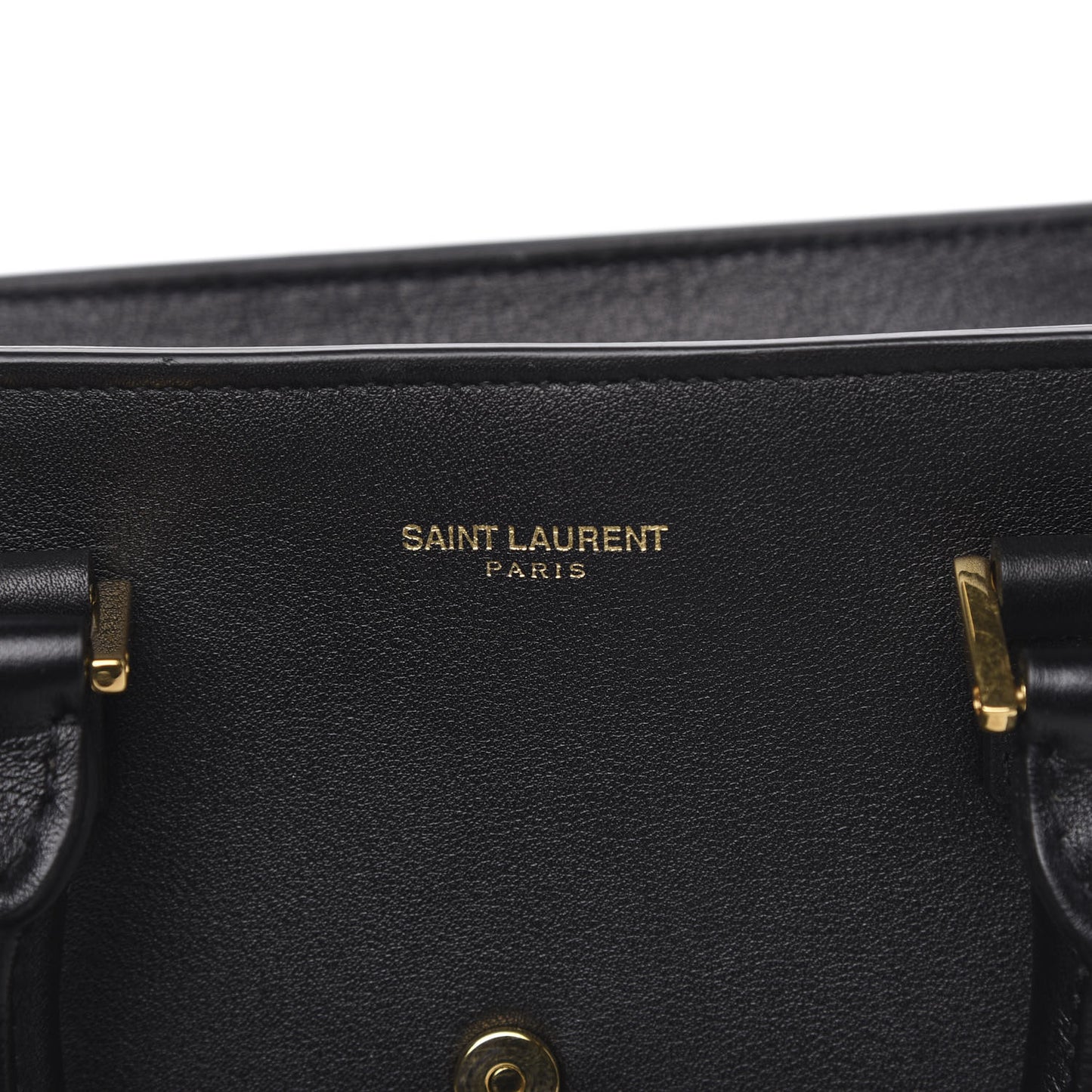 Calfskin Monogram Baby Cabas Black