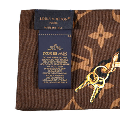Louis Vuitton Silk Monogram Confidential Bandeau Brown 3 of 3