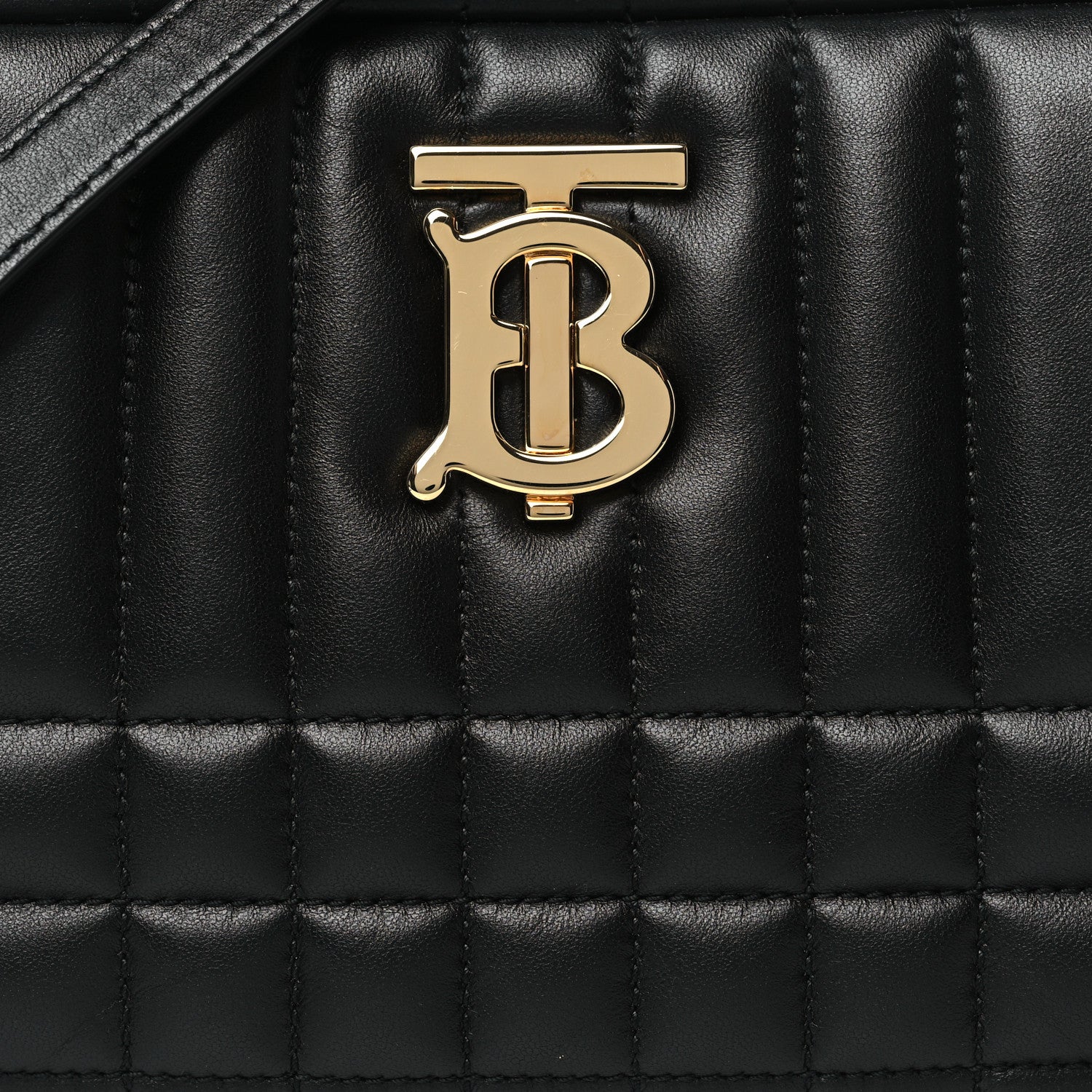 Burberry Calfskin Quilted Small Lola Camera Bag Black 7 of 10