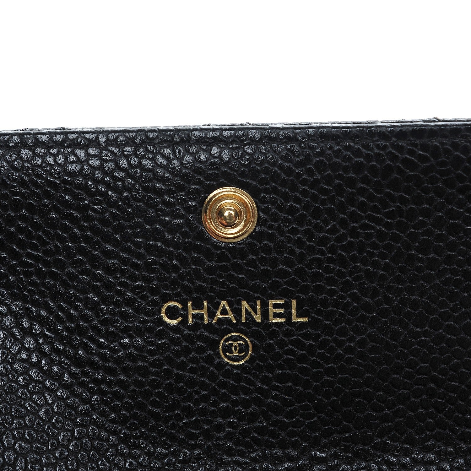 Chanel Caviar Quilted Flap Card Holder Black 6 of 9