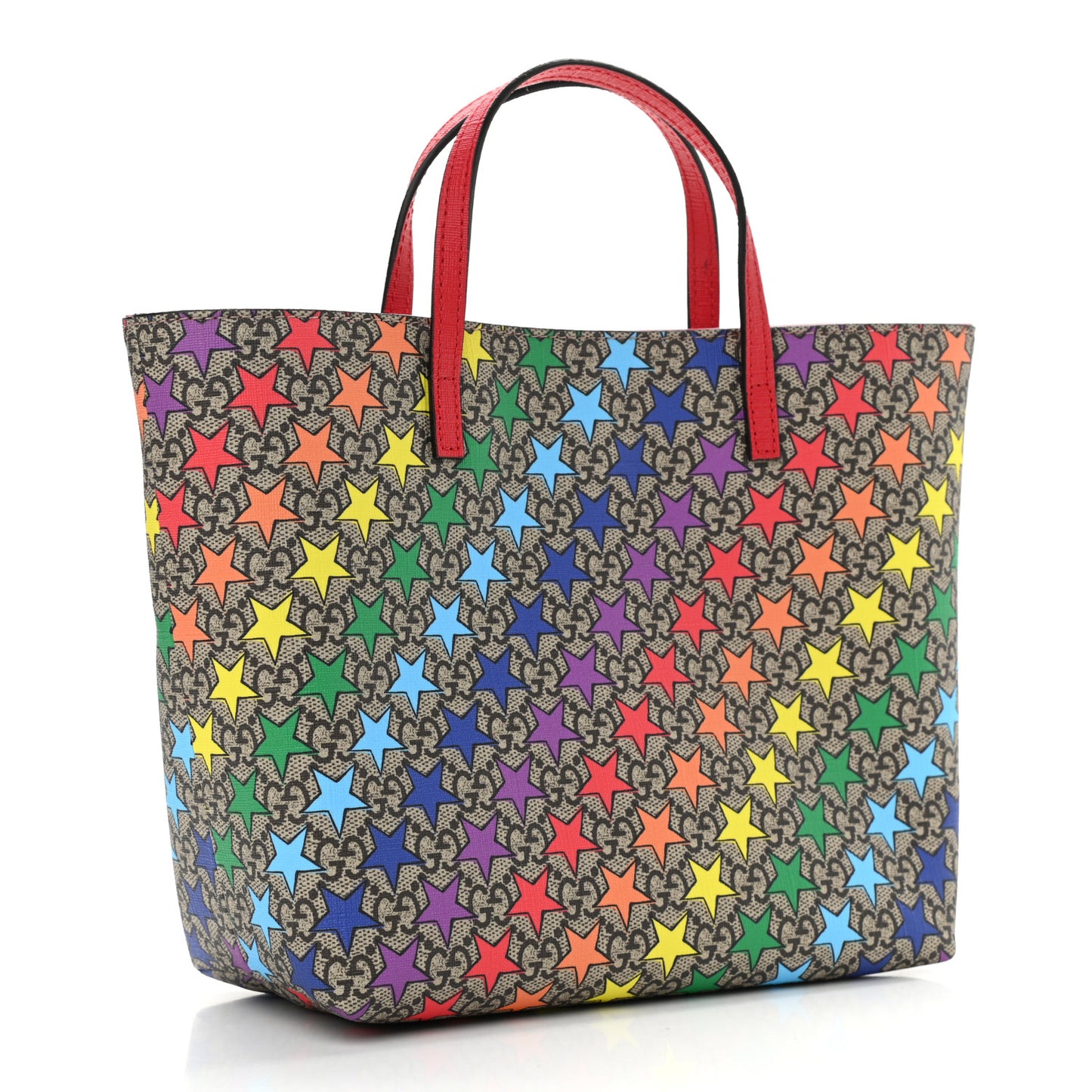 GG Supreme Monogram Childrens Star Print Tote Multicolor