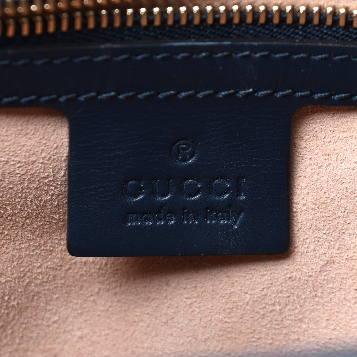 GG Supreme Monogram Small Messenger Shoulder Bag Beige Blue Navy