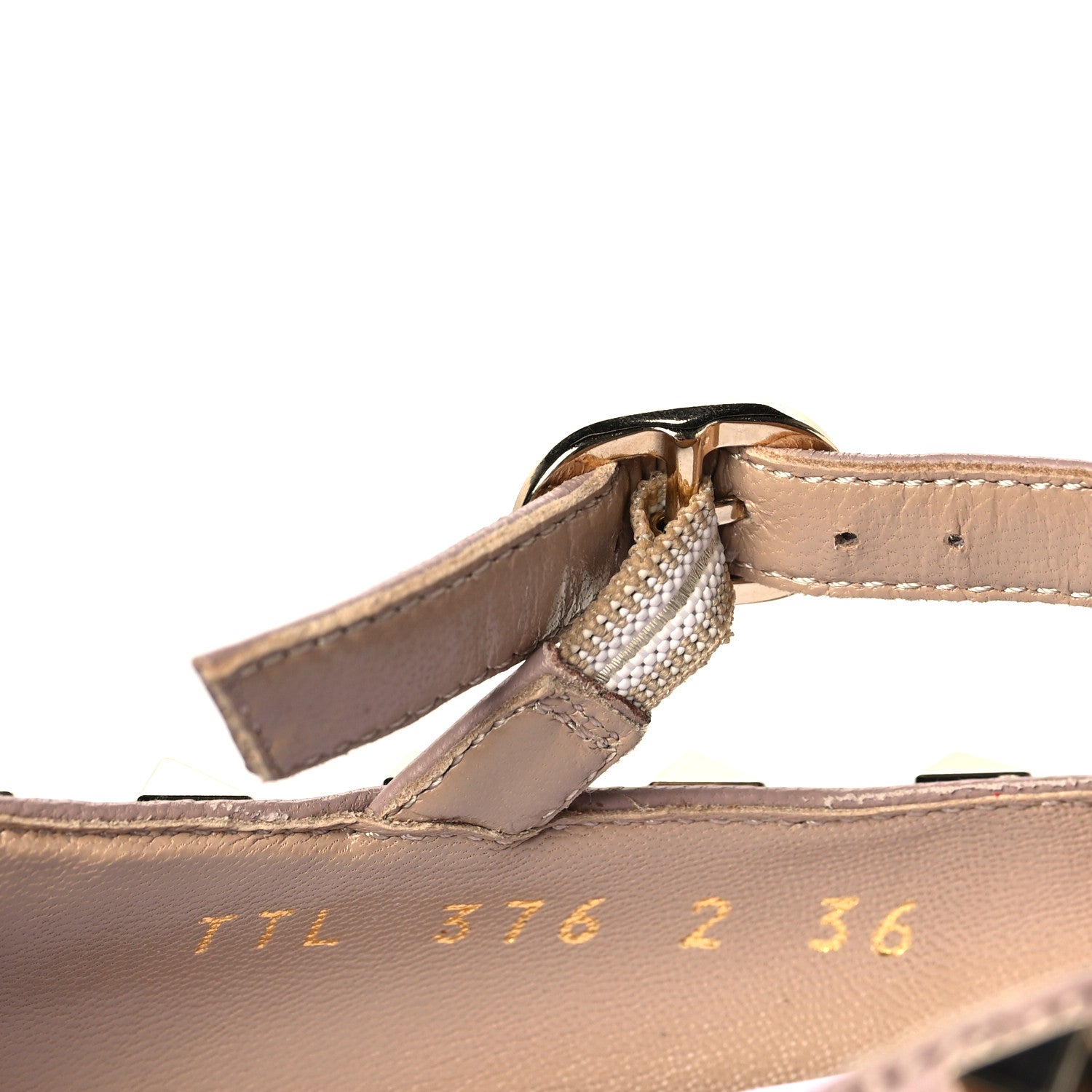 Valentino Garavani Patent Nappa Rockstud Cage Ballerina Flats 36 Rosso Valentino Poudre 8 of 8