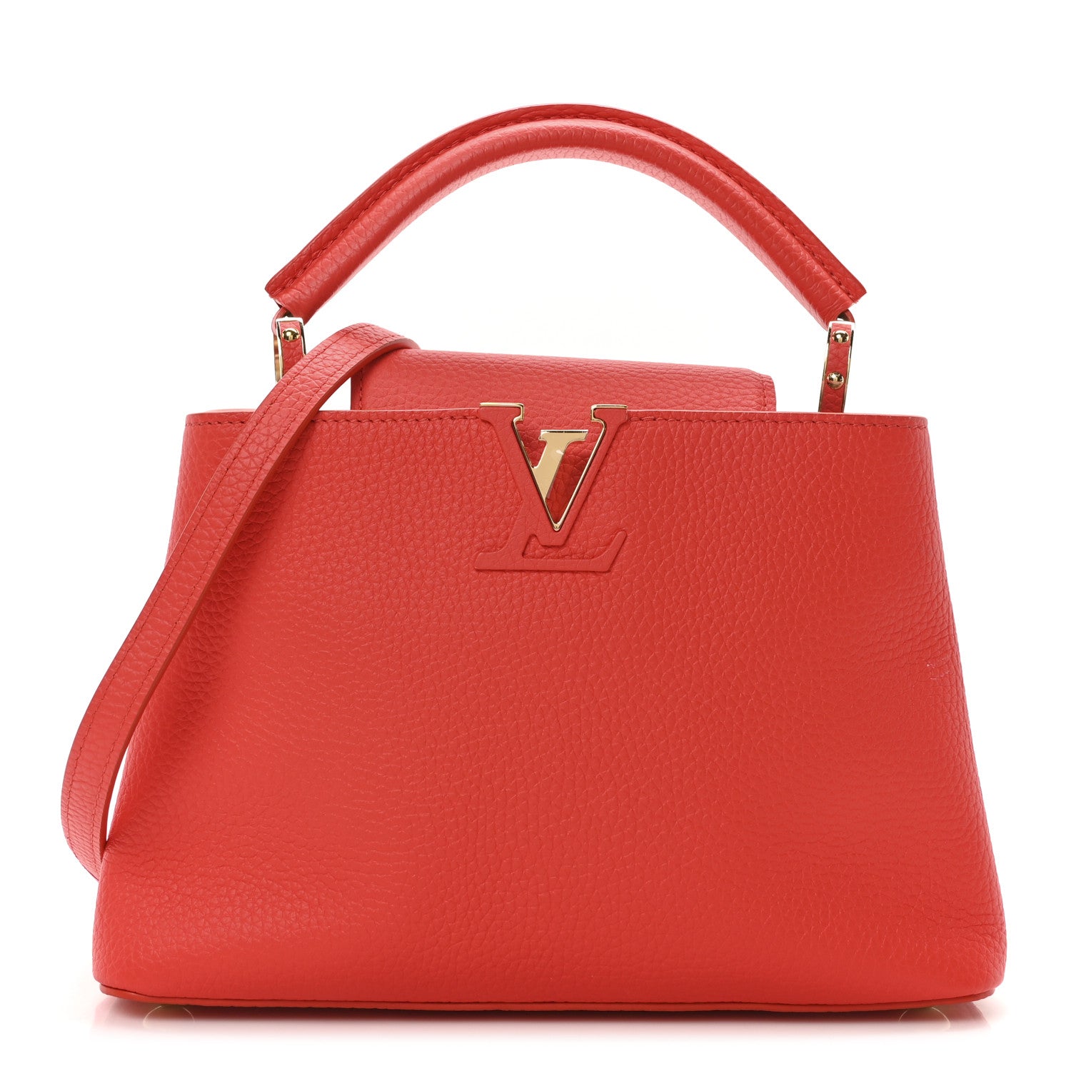 Louis Vuitton Taurillon Capucines BB Tonic Orange 1 of 9