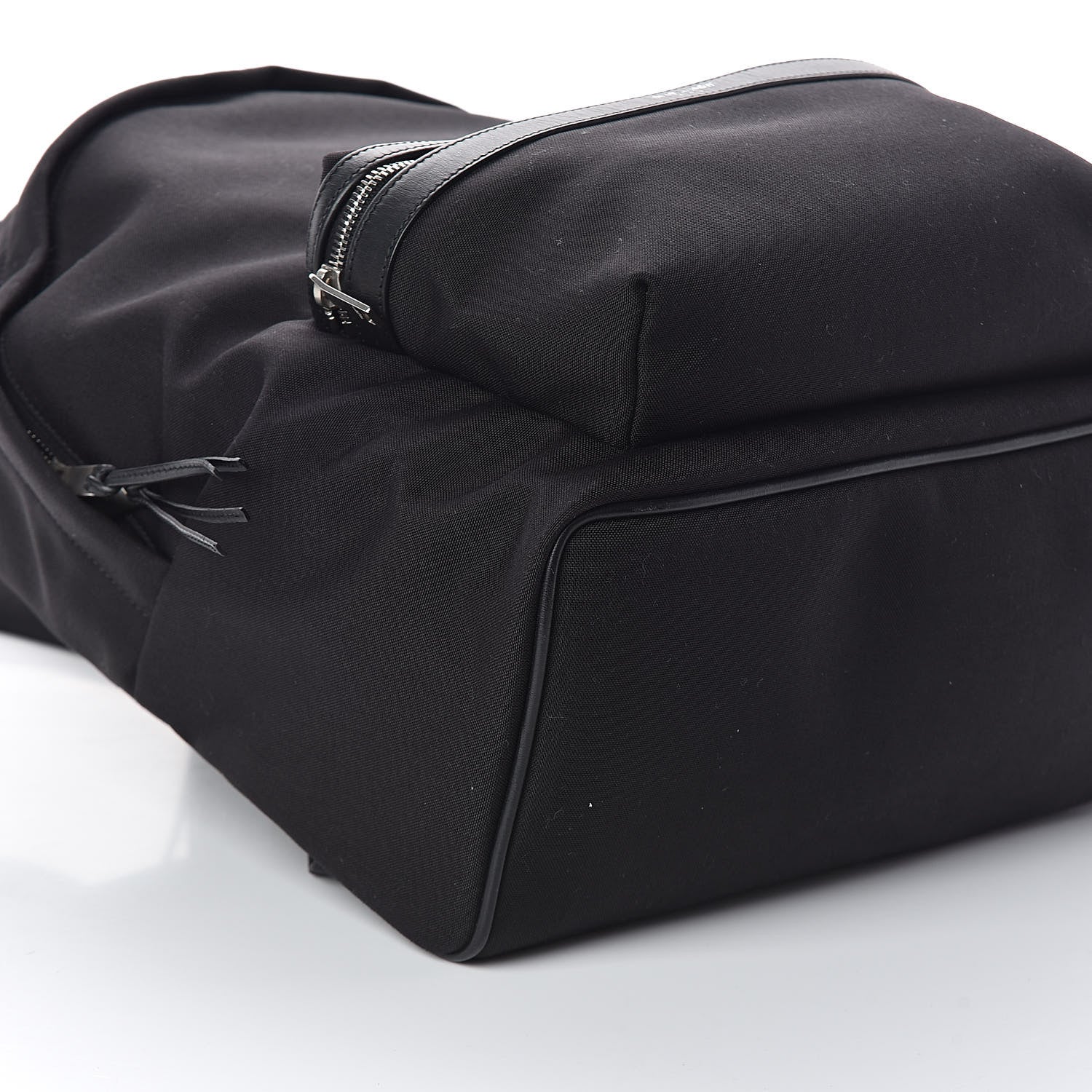 Saint Laurent Canvas City Backpack Black 8 of 9