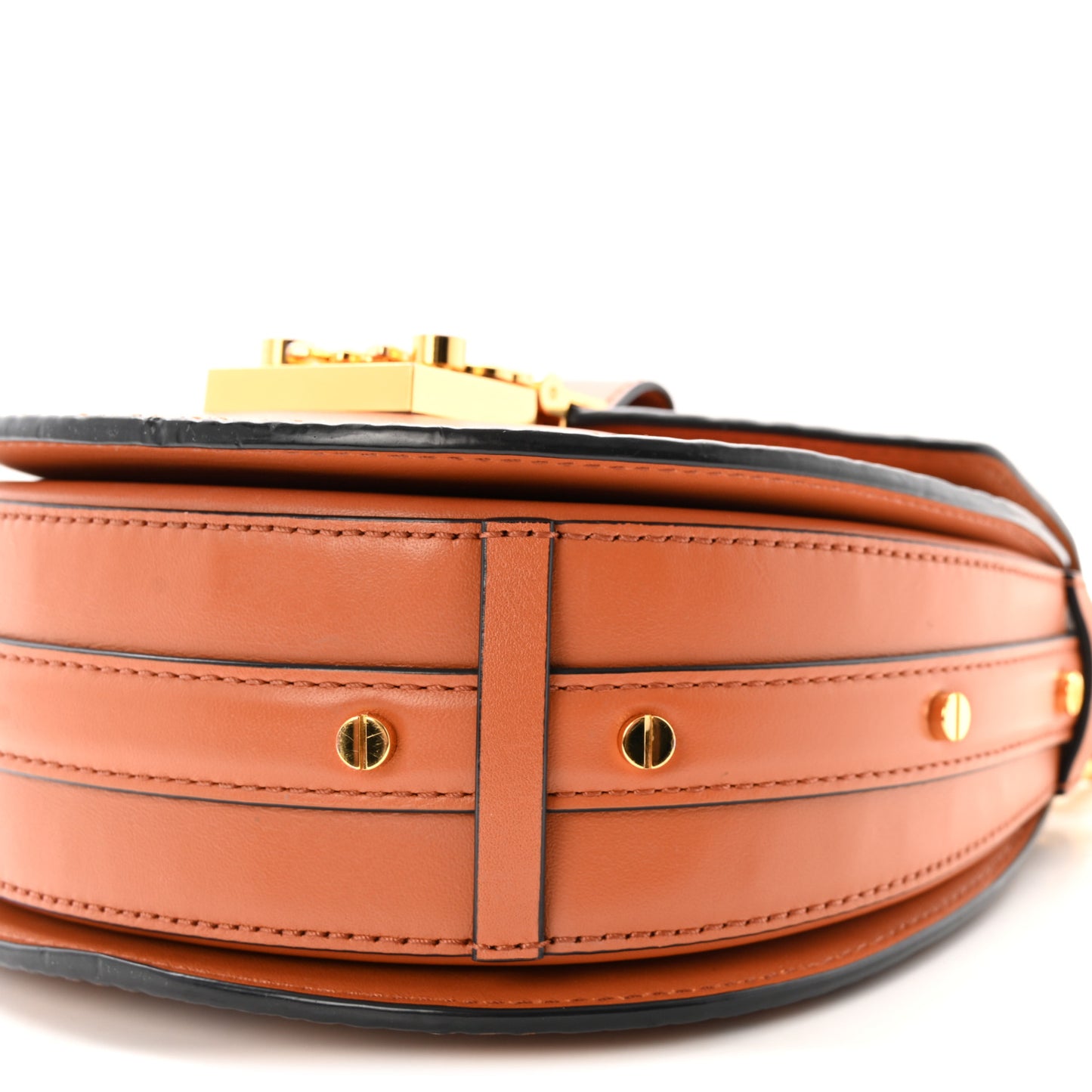 Visetos Small Patricia Saddle Bag Cognac