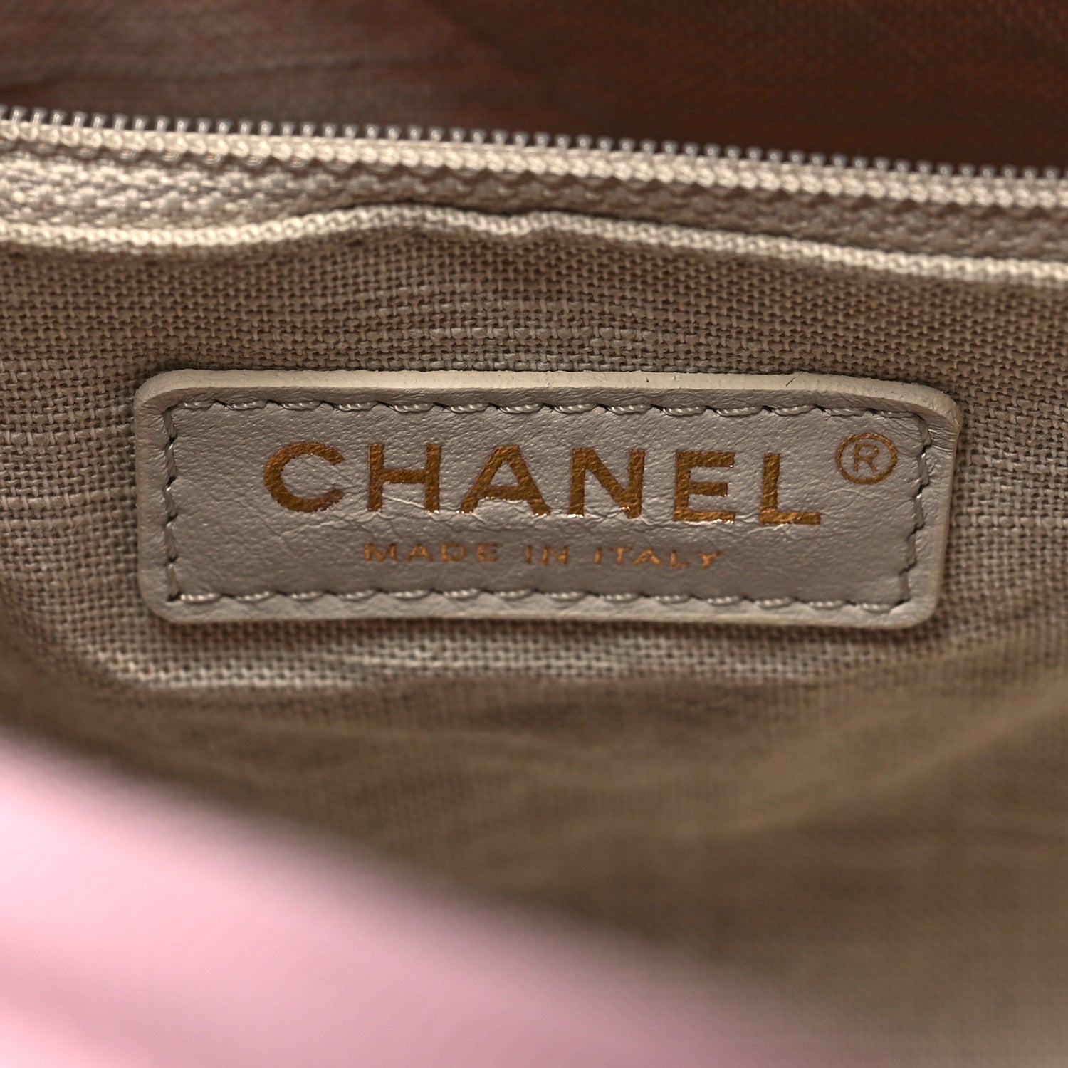 Chanel Mixed Fibers Small Deauville Tote Pink 7 of 12