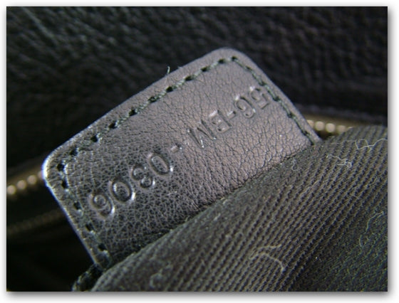 Leather EDITH N/S Black