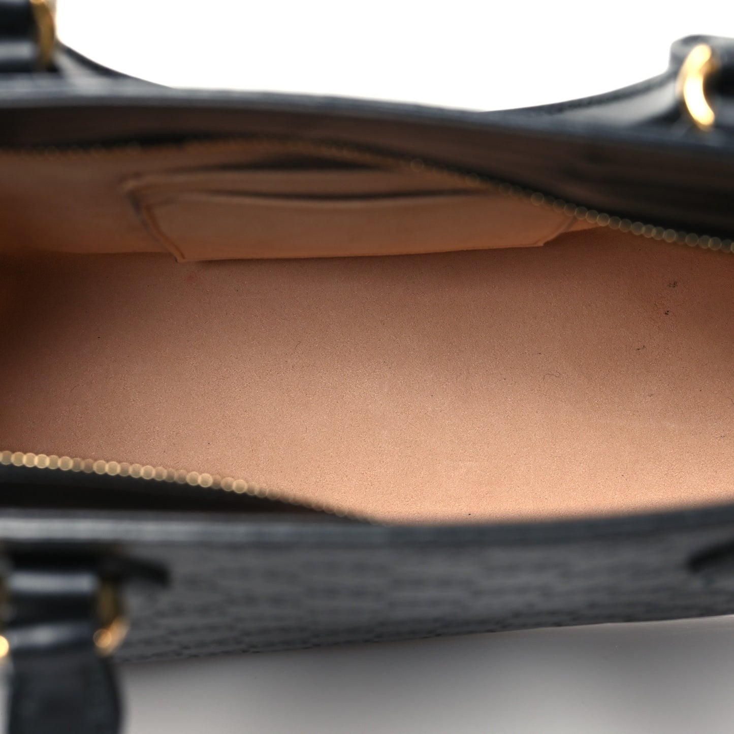Guccissima Small Zippered Bucket Tote Black