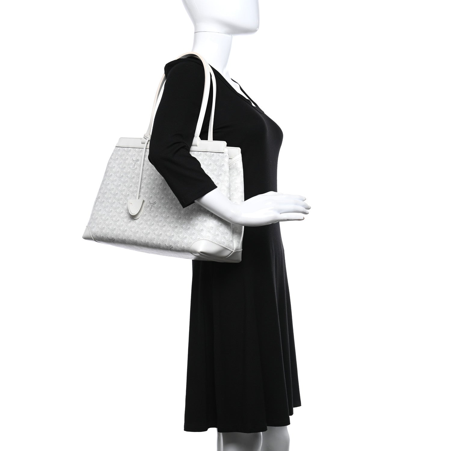 Goyard Goyardine Bellechasse PM White 3 of 15