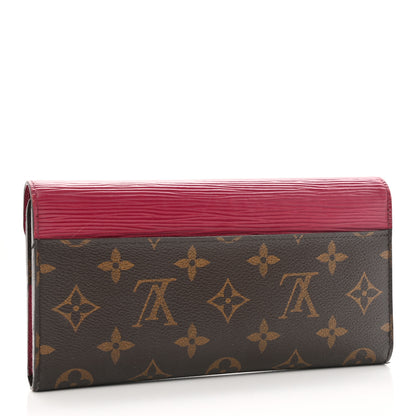 Louis Vuitton Monogram Epi Marie-Lou Long Wallet Fuchsia 2 of 7