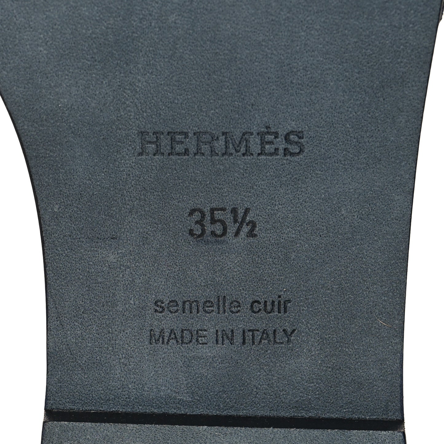 Denim Canvas Oran Sandals 35.5 Bleu Brut