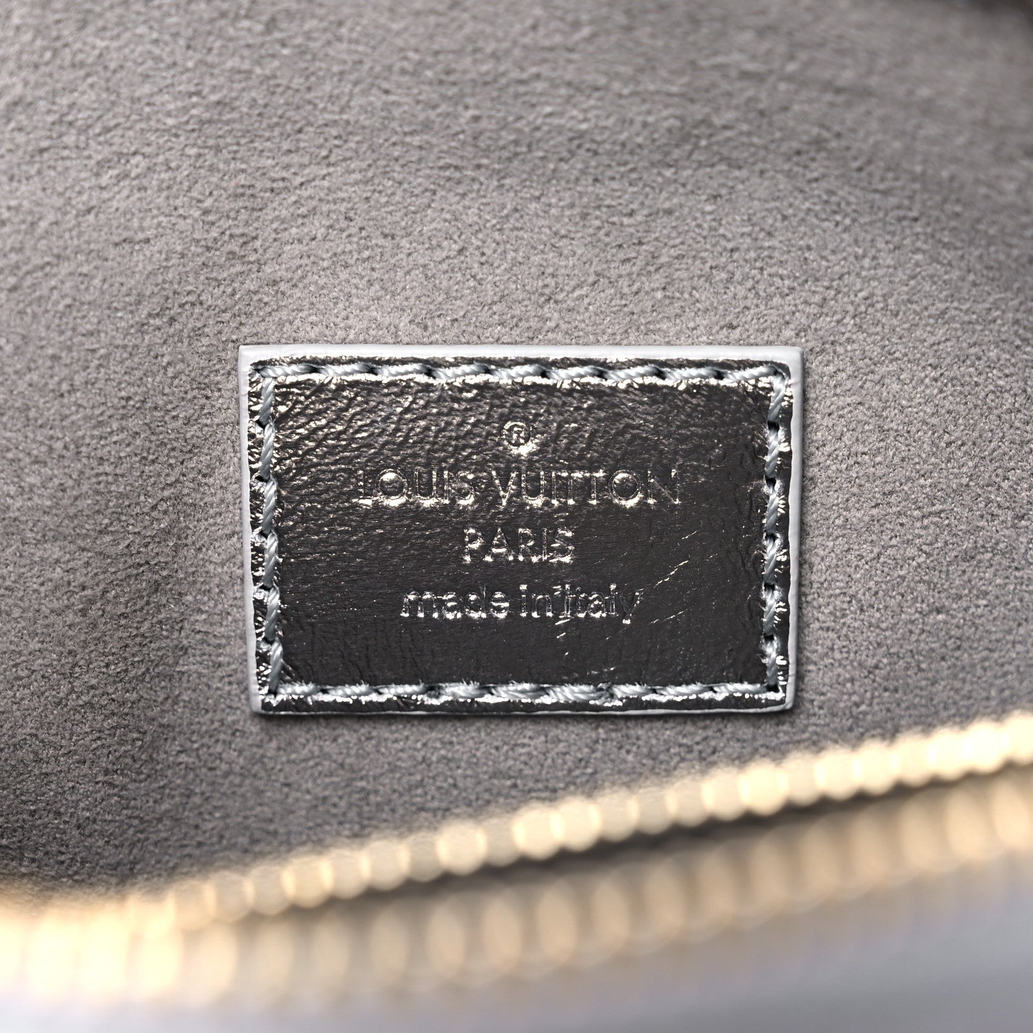 Louis Vuitton Satin Sequin Embroidered Monogram Coussin BB Silver 8 of 10