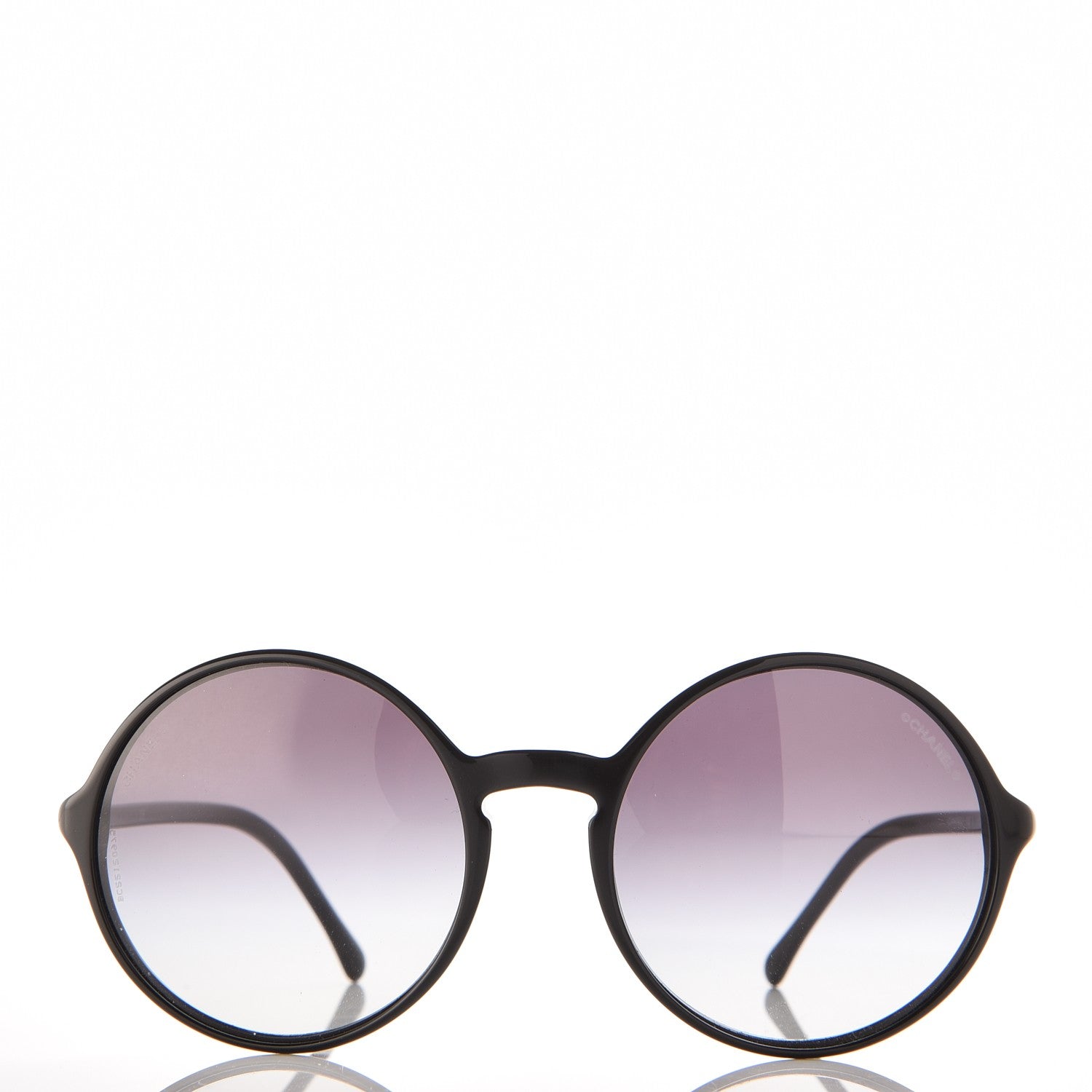 Chanel CC Round Spring Sunglasses 5279 Black 2 of 8