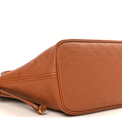 Louis Vuitton Empreinte Monogram Giant Neverfull MM Cognac 9 of 10