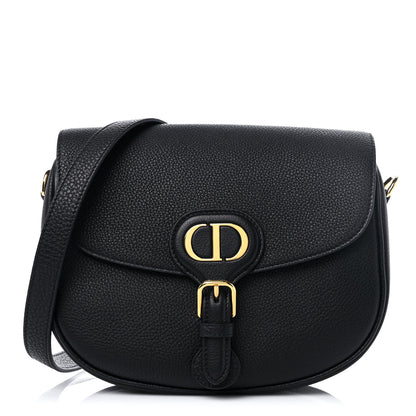 Christian Dior Grained Calfskin Medium Bobby Flap Black 1 of 11