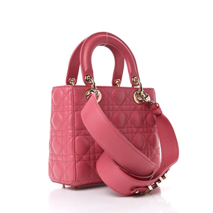 Christian Dior Lambskin Cannage Small My ABCDior Lady Dior Pink Honey 3 of 11