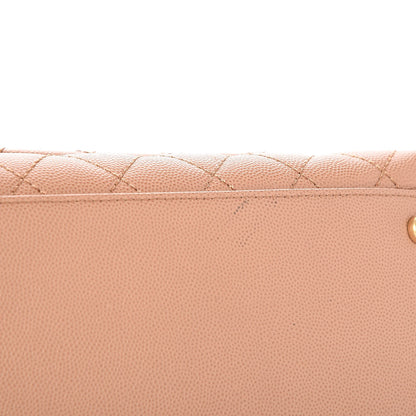 Chanel Caviar Lizard Quilted Small Coco Handle Flap Beige 9 of 9