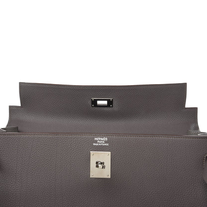 Hermes Togo Kelly Retourne 35 Etain 32 of 33