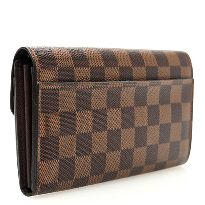 Louis Vuitton Damier Ebene Sarah Wallet NM 3 of 6
