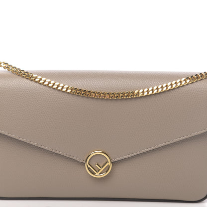 Fendi Vitello Cruise F is Fendi Envelope Wallet on Chain with Pouches Tortora 10 of 10