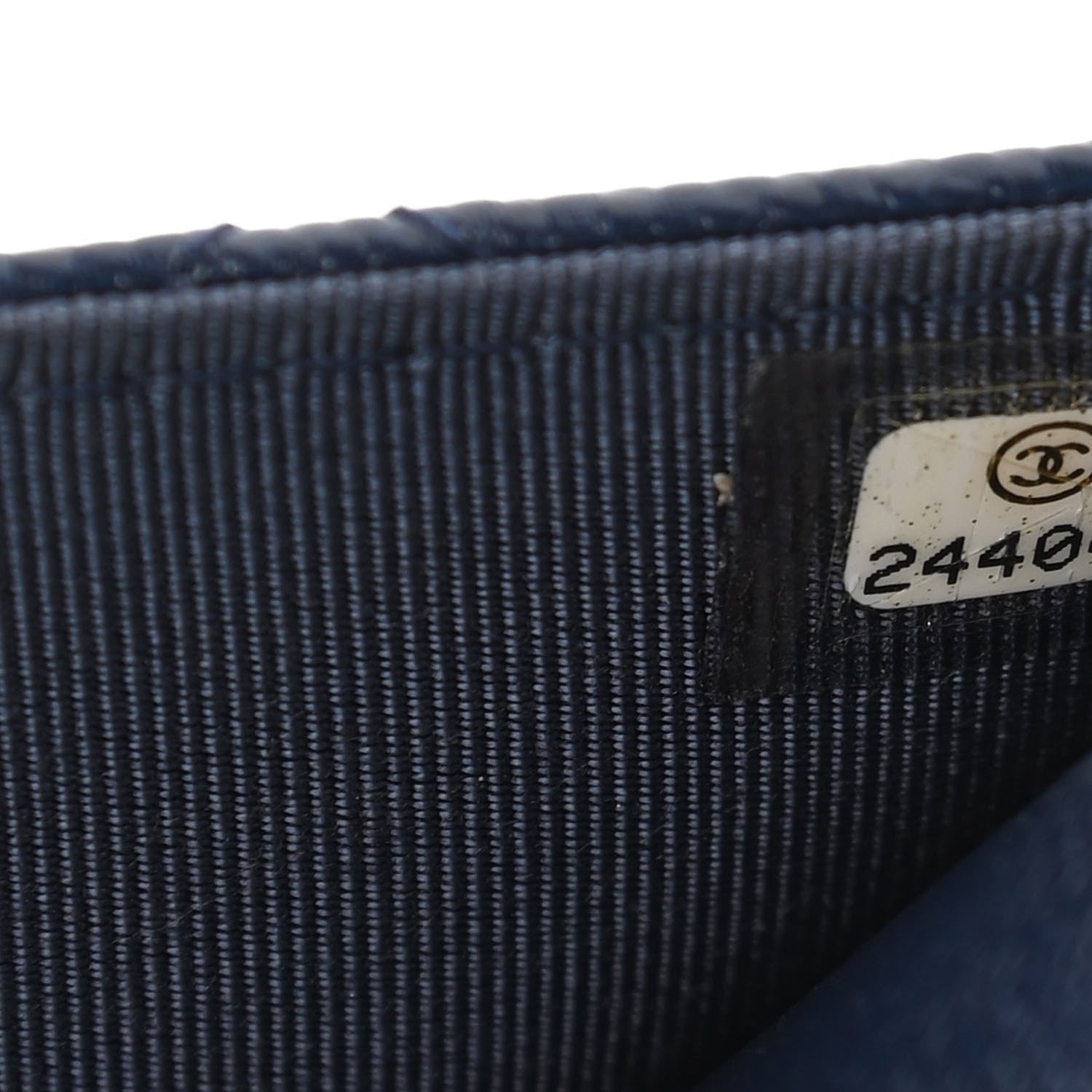 Chanel Caviar Quilted Wallet On Chain WOC Navy Blue 8 of 13