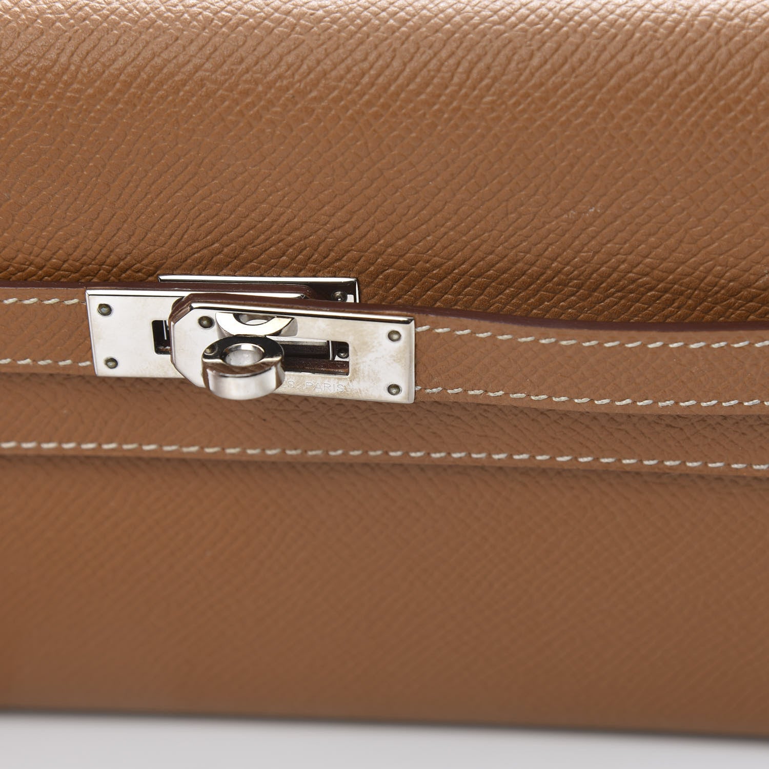 Hermes Epsom Kelly Longue Wallet Gold 8 of 9