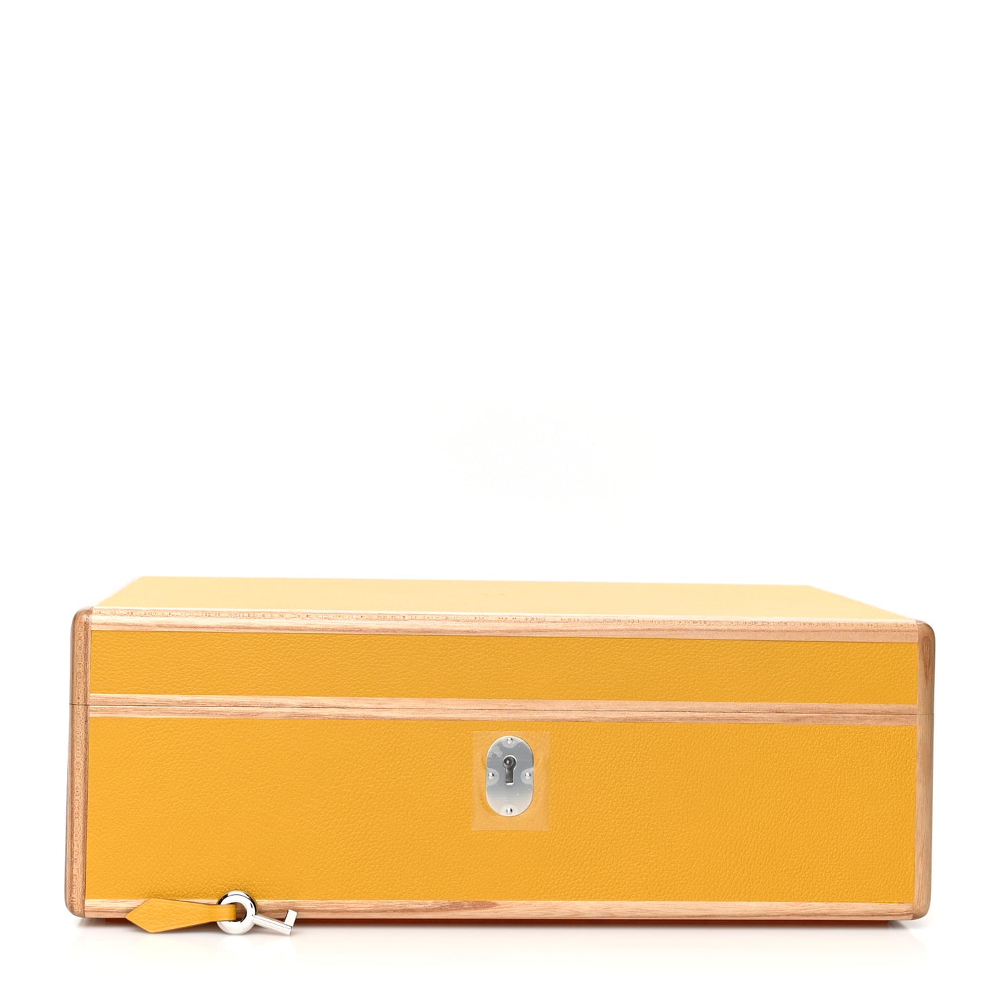 Elm Wood Evercolor Amalthee Watch Jewelry Box GM Jaune Ambre