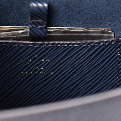 Louis Vuitton Epi Twist Shoulder Bag MM Indigo 5 of 14