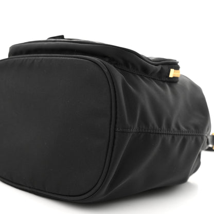 Prada Saffiano Tessuto Nylon Mini Bucket Crossbody Bag Black 11 of 11